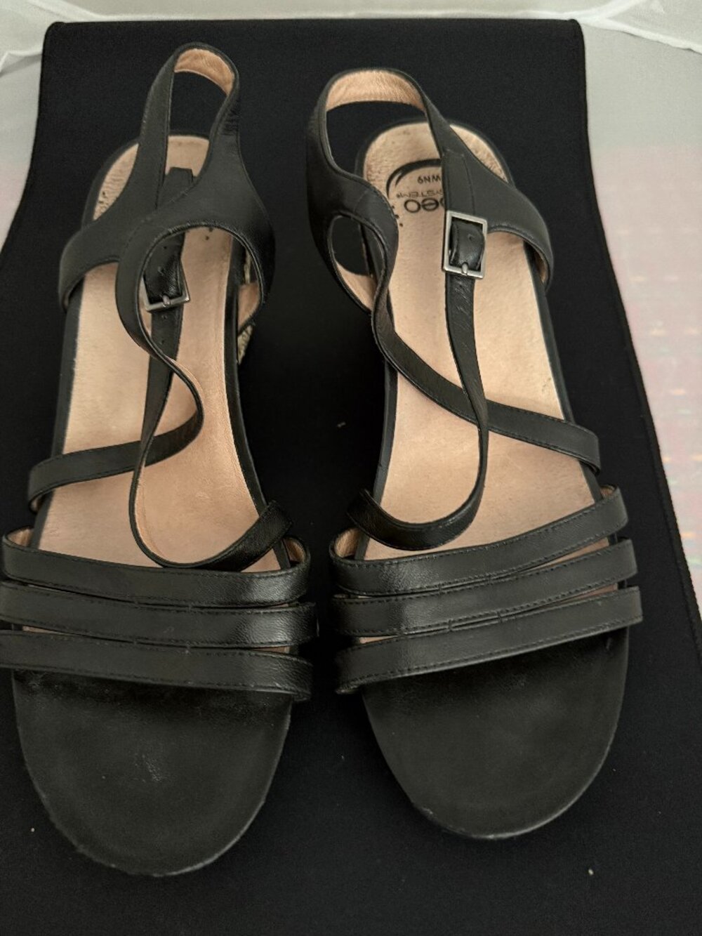 Abeo Women's Wedge Sandals, Size 9 $25